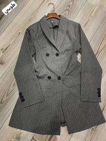 تصویر مانتو کتی چهاردکمه 