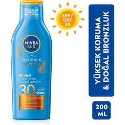 تصویر لوسیون و کرم زنانه رنگارنگ برند Nivea S2ND19Z8 Koruma&Bronzluk Arttırıcı Güneş Losyonu 200 Ml