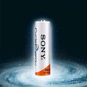 تصویر باتری شارژی قلمی دوتایی Sony NH-HR15/51 AA 4600mAh Sony NH-HR15/51 AA 4600mAh Rechargeable Batteries