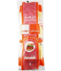 تصویر بسته 3 عددی نان همبرگر 300 گرمی سه نان 