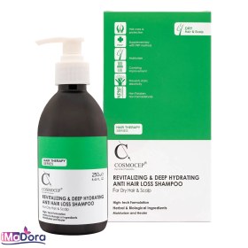 تصویر شامپو ضد ریزش و تقویتی موی خشک کازموسپ Cosmocep Revitalizing And Dreep Hydrating Anti Hair loss Shampoo