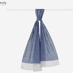 تصویر شال وال 2رو (سپیدار آبی) 