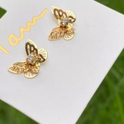 تصویر گوشواره مجلسی بزرگ سواروسکی 