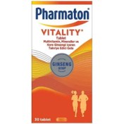 تصویر قرص ویتالیتی فارماتون 30 - جینسینگ G115، مولتی ویتامین و مواد معدنی - 100 عددی PHARMATON Vitality 30 Tablets - Ginseng G115, Multivitamins‏