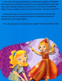 تصویر Cinderella کتاب داستان پازلی Cinderella 4 exciting jigsaw to complete