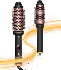 تصویر UKLIS Thermal Brush 38 mm, Thermal Brush, 120-210 °C Adjustable Temperature Curling Iron, Increase Hair Volume, Double Tension, Ideal for Travel 