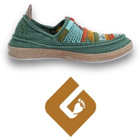 تصویر گیوه طرح گبه سبز 