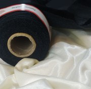 تصویر لایی حریر 25 یاردی مشکی 