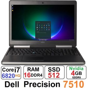 تصویر لپ تاپ استوک Dell precision 7510 | i7-6920HQ | 16GB-DDR4 | 512GB-SSDm.2 | M2000m-4GB ا لپ تاپ استوک دل پرسیژن 7510 | تاچ لپ تاپ استوک دل پرسیژن 7510 | تاچ