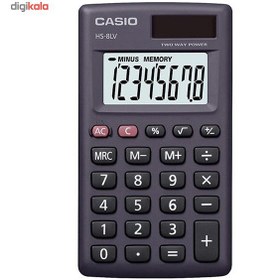 تصویر ماشین حساب HS-8 LVBK کاسیو ا Casio HS-8 LVBK Calculator Casio HS-8 LVBK Calculator