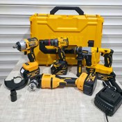 تصویر ست 4 قلو براشلس دیوالت مدل DW-4PECS BRUSHLESS (گیربکس فلزی) 