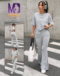 تصویر ست تیشرت و لگ دمپا 