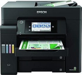 تصویر چاپگر کسب و کار Epson Ecotank/Scan/Copy/Fax Wi-Fi ، 425 x 500 x 350 میلی متر ، سیاه ، L6550 Epson Ecotank Print/Scan/Copy/Fax Wi-Fi Business Printer, 425 X 500 X 350 mm, Black, L6550