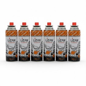 تصویر کپسول گاز سفری 220 گرمی لیزن مدل کمپینگ بسته 6 عددی 