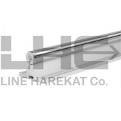 تصویر شفت پایه دار (شفت راهنما) قطر 16 میلیمتر مدل SBC16 ا SBC16 Linear shaft with support slide rail SBC16 Linear shaft with support slide rail
