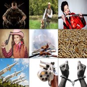 تصویر مجموعه 549 عکس با کیفیت شاتر استوک با موضوع جنگ و اسلحه - یک جا 