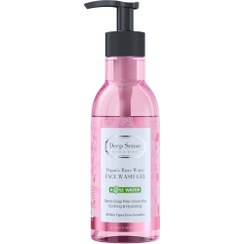 تصویر ژل شستشو صورت دیپ سنس مدل گلاب حجم 250 میلی لیتر Deep Sense Rose Water Face Wash Gel 250 ml