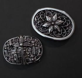 تصویر سگک کمربند کروم هارتز - گل 