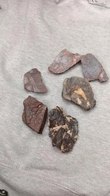 تصویر گوهر سنگ طبیعی حدید 