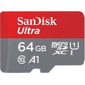 تصویر کارت حافظه MSD سندیسک مدل ULTRA ظرفیت 64 گیگابایت 100%اورجینال ا SanDisk Ultra microSD 64GB SanDisk Ultra microSD 64GB