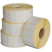 تصویر لیبل حرارتی کاغذی تک ردیفه 45×30 Thermal Label 30x45 One Row