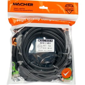 تصویر کابل Macher MR-92 HDMI 5m پوست ماری MACHER MR-92 5M HDMI CABLE