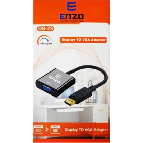 تصویر تبدیل DisplayPort به VGA انزو Enzo DS-73 