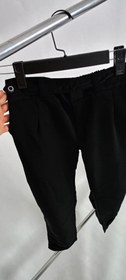 تصویر شلوار بوی فرند مشکی مردانه کمر کش Muradne black boi farand trousers with elastic waistband