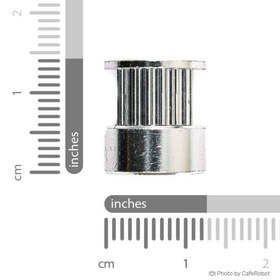 تصویر پولی 20 دندانه GT2 شفت 4 میلی‌متر 