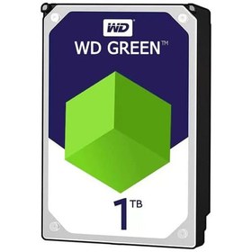 تصویر حافظه اچ دی دی اینترنال وسترن دیجیتال مدل سبز ظرفیت 1 ترابایت استوک Western Digital Green 1TB Internal HDD Used