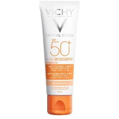تصویر کرم ضد آفتاب ویشی مدل 3 در 1 رنگی SPF 50 حجم ۵۰ میلی‌لیتر 