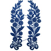 تصویر اپلیکه لباس مدل جفتی کد Y7011 