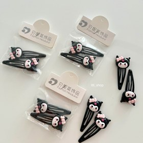 تصویر گیره تق تقی کرومی جفتی 