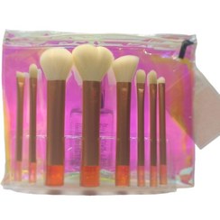 تصویر ست براش 9 تیکه ریل تکنیک اصل کیف دار Real Techniques Set Brushes 