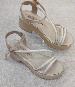 تصویر صندل لژ دار کرم 