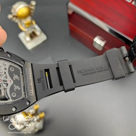 تصویر ساعت ریچارد میل ببر و اژدها مشکی بند مشکی RM 51-01 ساعت مچی ریچارد میل (Richard mille)