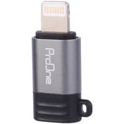 تصویر مبدل USB-C به لایتنینگ پرووان مدل PCO08 ProOne PCO08 Type-c to lightning OTG Adapter