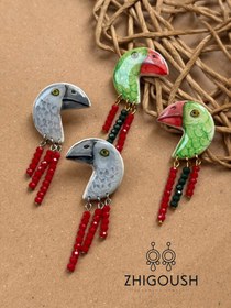 تصویر گوشواره طوطی 