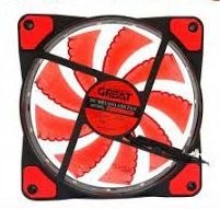 تصویر فن چراغ آبی GREAT BLUE 12*12 GR-LIGHT 