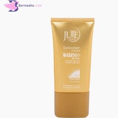 تصویر کرم ضد آفتاب +SPF50 انواع پوست بژ طبیعی ژوت 