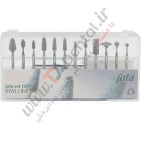 تصویر کیت سنگ خشن برداشت زیرکونیا مخصوص هندپیس جوتا JOTA کد 1377 