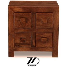 تصویر پاتختی چوبی هانی 