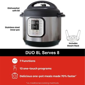 تصویر زودپز برقی اینستنت مدل Duo8 Instant Duo8 Electric Pressure Cooker