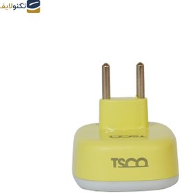 تصویر تبدیل 3 به 2 برق تایمردار TSCO TPS 510 TSCO TPS 510 Power Plug Protector