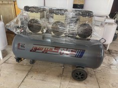 تصویر كمپرسور ١٥٠ ليتري خوابيده سایلنت اویل فری، سه موتوره ۱۵۰۰ وات S150-3x1500H مخصوص میلینگ و‌لابراتوار دندانسازی 