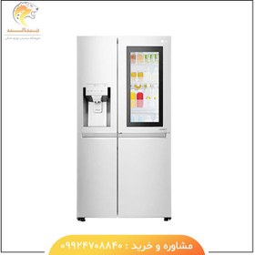 تصویر یخچال فریزر ساید بای ساید ال جی مدل X267 ا LG GR-X267 Refrigerator LG GR-X267 Refrigerator