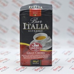 تصویر پودر قهوه ITALIA پاکت وکيوم250 گرم SAQUELLA مدل GRAN CREMA SAQUELLA ESPRESSO GRAN CREMA 250gr