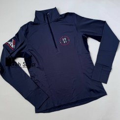 تصویر نیم زیپ unisex بروکس Brooks Dash ½ Zipسورمه ای mcm2021 