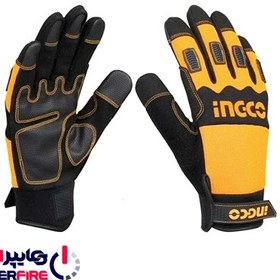 تصویر دستکش ایمنی اینکو مدل HGMG02-XL - رنگ مشکی Inco safety gloves model HGMG02-XL