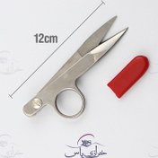 تصویر قیچی سرنخ زن خیاطی فولادی انگشتی (بسته 6 عددی) 